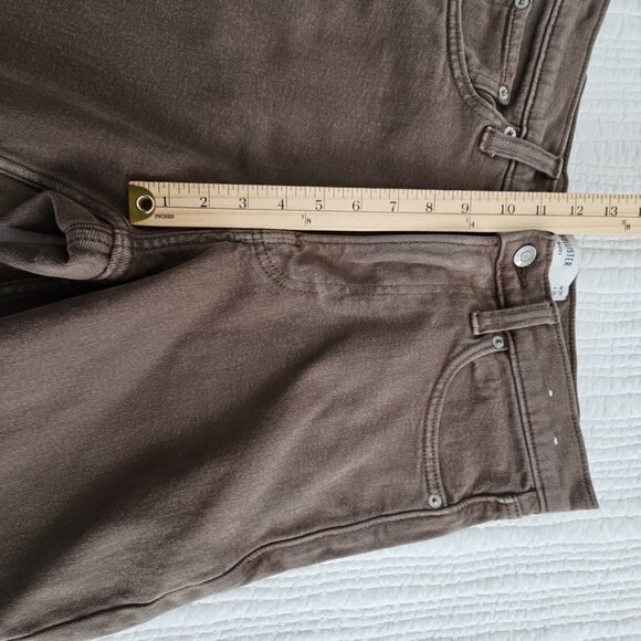 Hollister Baggy Jeans Men's 29x30 High-Rise Brown Denim Vintage EUC Wide Leg - Picture 10 of 15